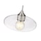 Z-Lite Paloma Pendant, 1-Light, 14 In.W x 6.25 In.H, Brushed Nickel/Clear 821P14-BN - alternate 6